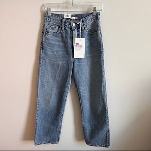 Levi’s ribcage straight ankle jeans